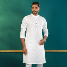 Load image into Gallery viewer, Men&#39;s White Panjabi
