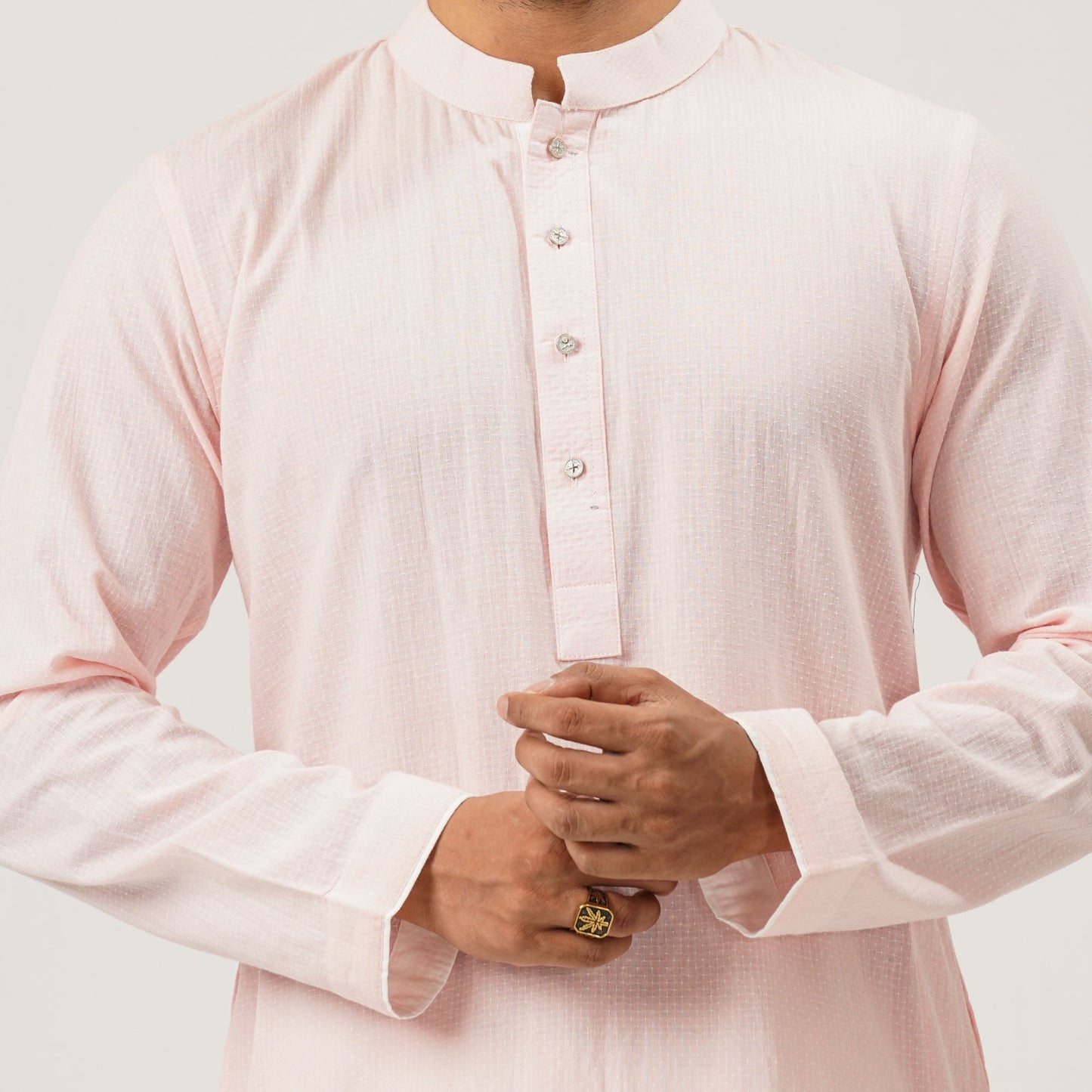 Mens Pastel Pink Panjabi
