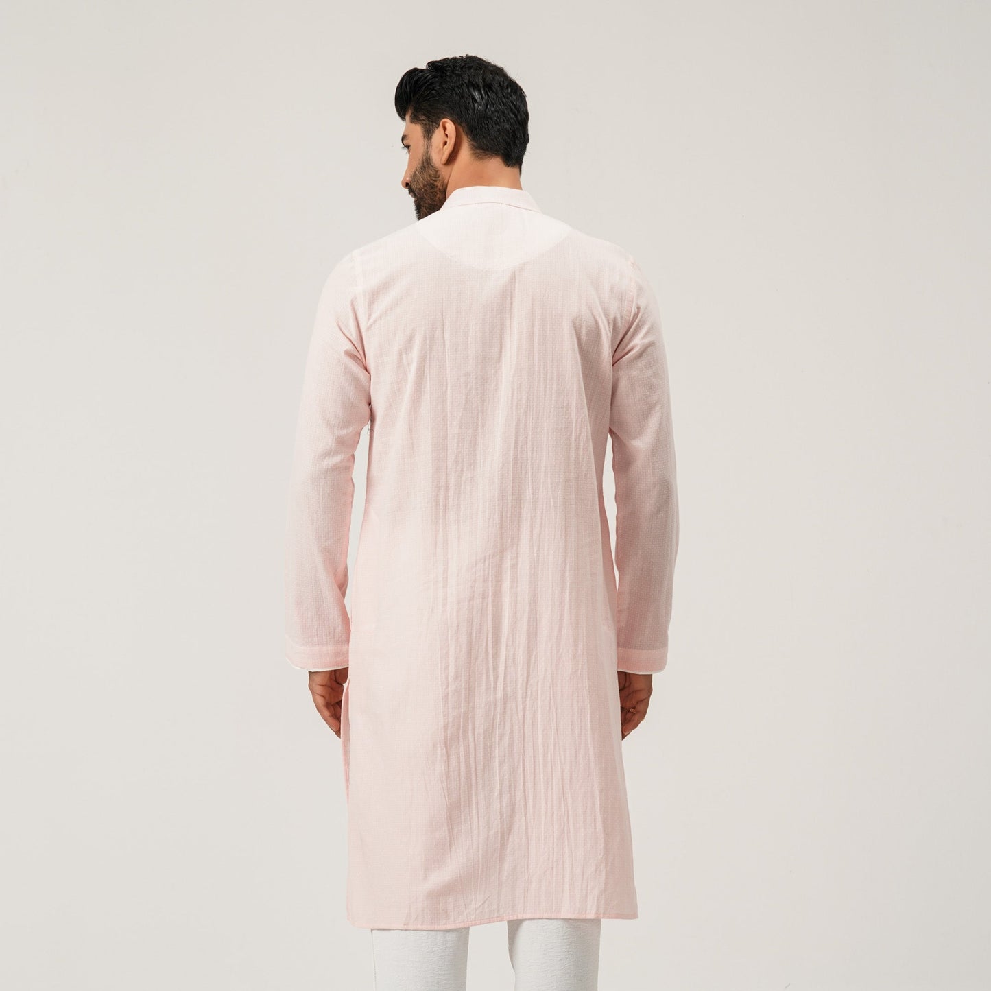 Mens Pastel Pink Panjabi