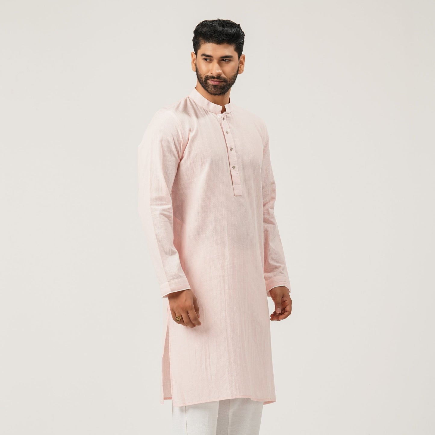 Mens Pastel Pink Panjabi