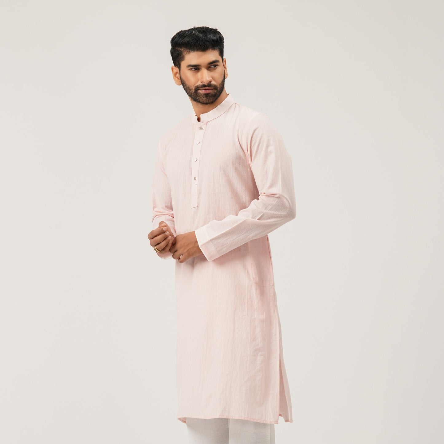Mens Pastel Pink Panjabi