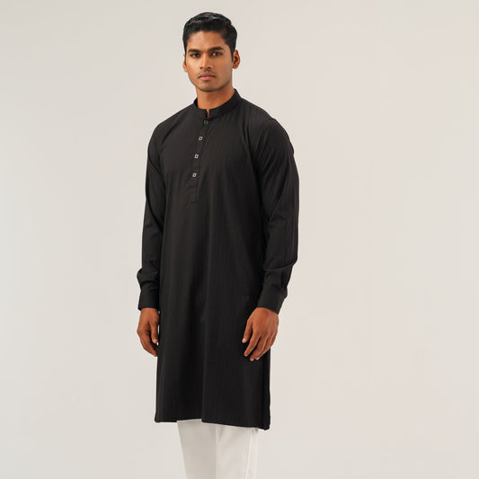 Mens Black Panjabi