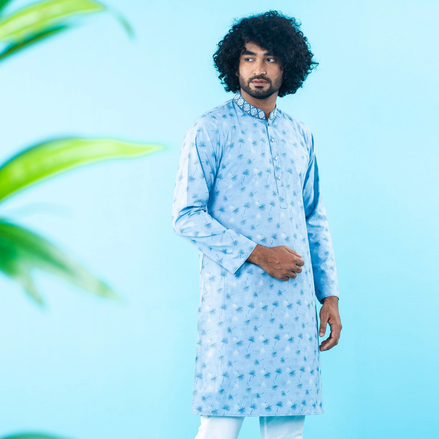 Mens Panjabi- Pale Blue