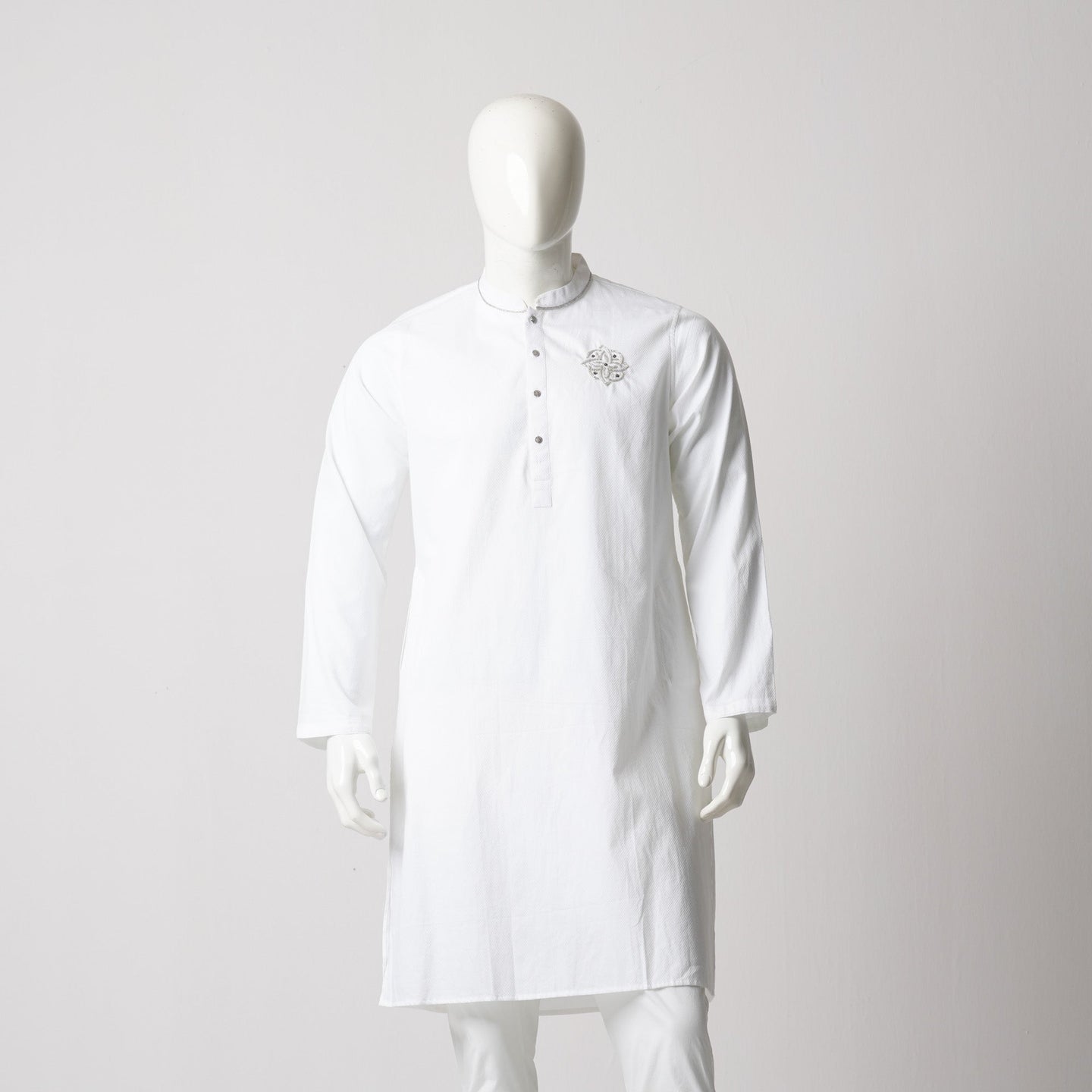 MENS PANJABI-WHITE