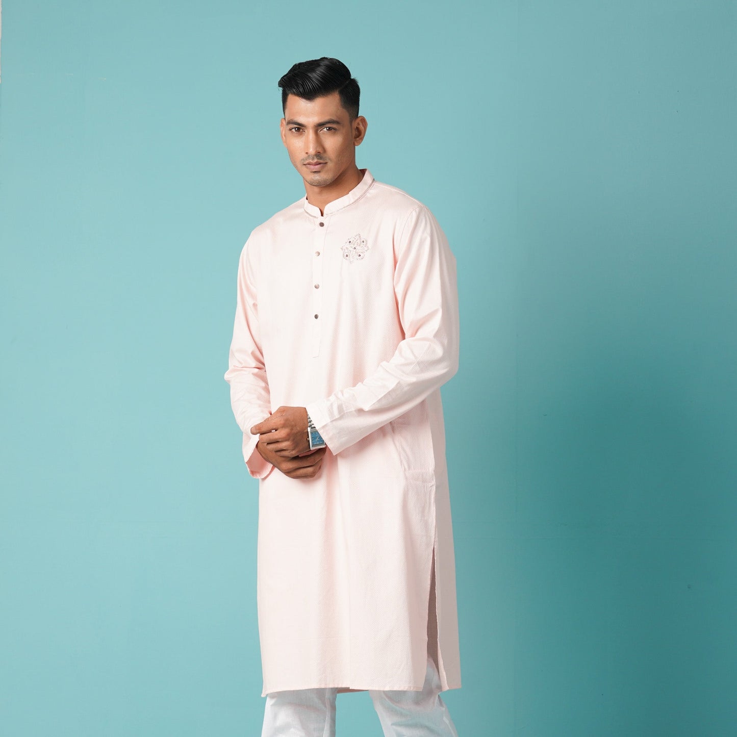 Mens Panjabi-Pink
