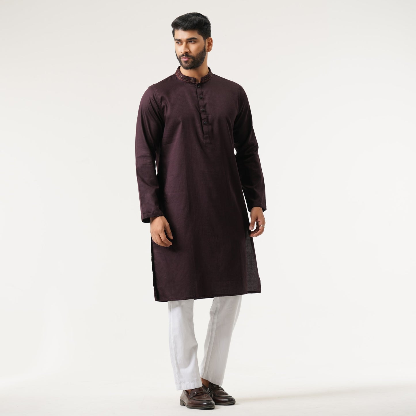 Mens Coffee Karchupi Panjabi