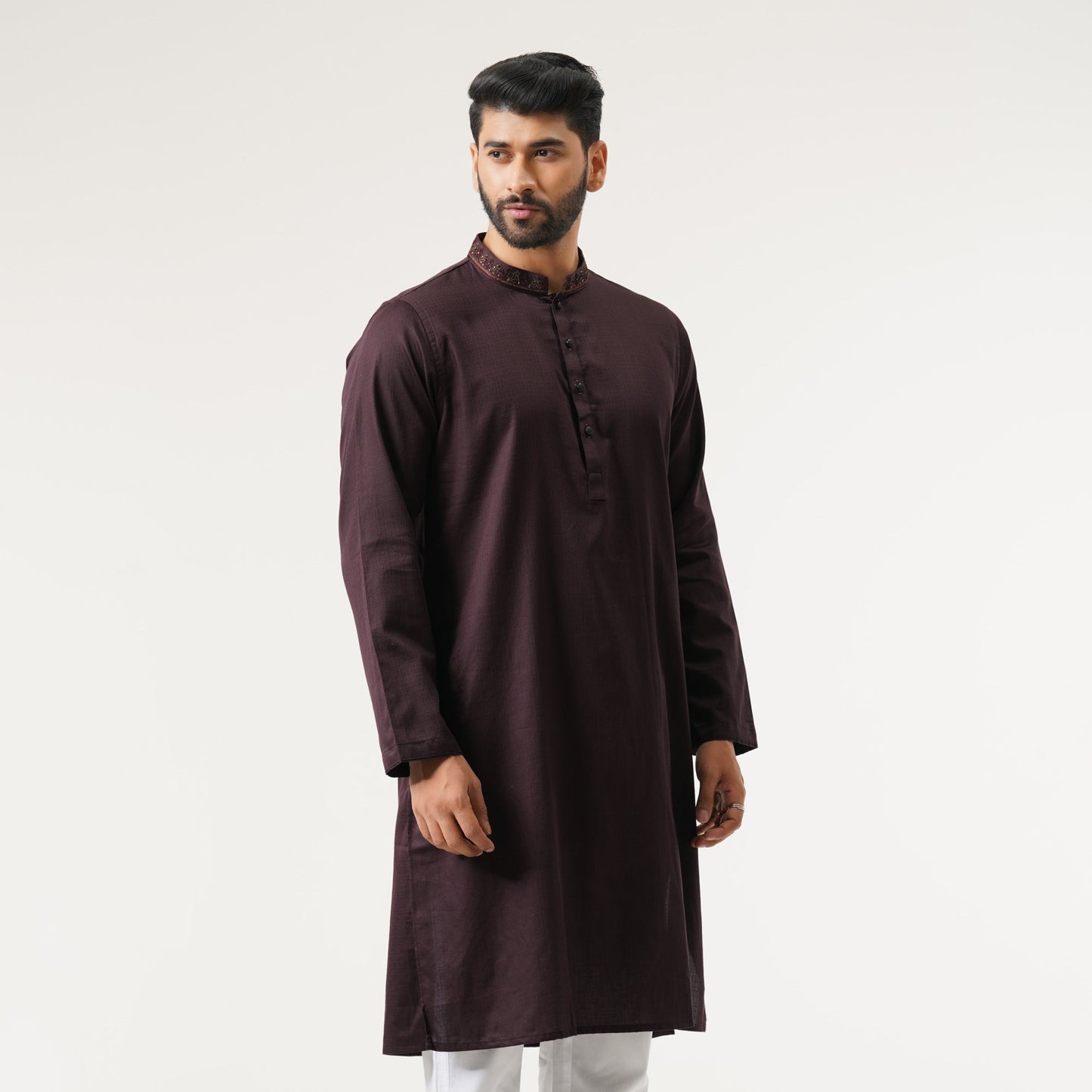 Mens Coffee Karchupi Panjabi