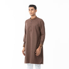 Load image into Gallery viewer, Mens Coffee Premium Panjabi
