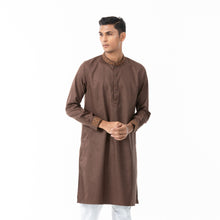 Load image into Gallery viewer, Mens Coffee Premium Panjabi
