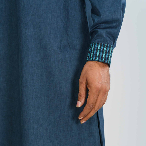 MENS PREMIUM PANJABI-DARK TEAL