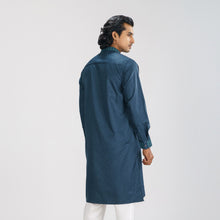 Load image into Gallery viewer, MENS PREMIUM PANJABI-DARK TEAL
