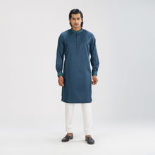 Load image into Gallery viewer, MENS PREMIUM PANJABI-DARK TEAL
