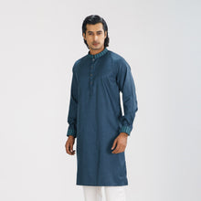 Load image into Gallery viewer, MENS PREMIUM PANJABI-DARK TEAL
