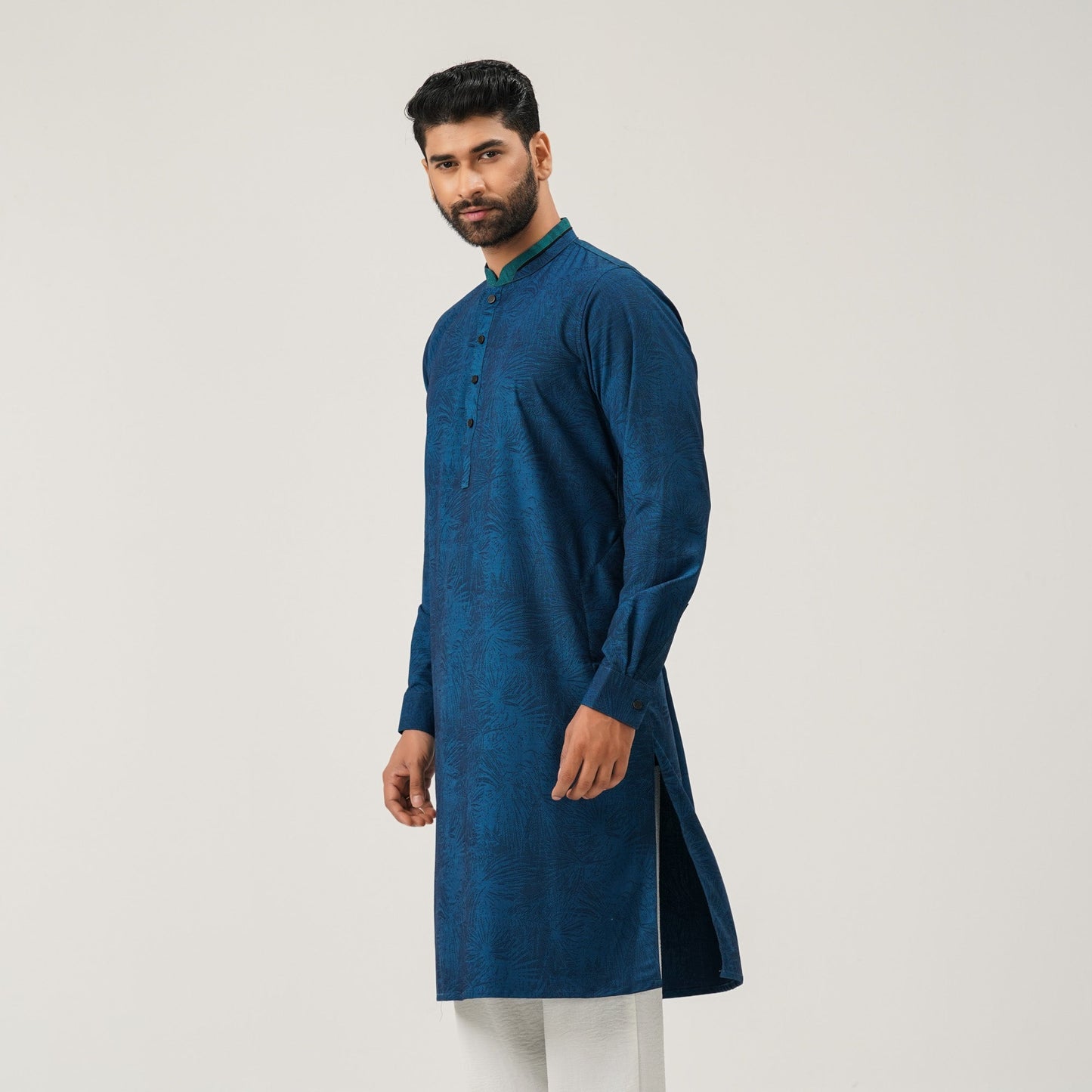 Mens Teal Panjabi