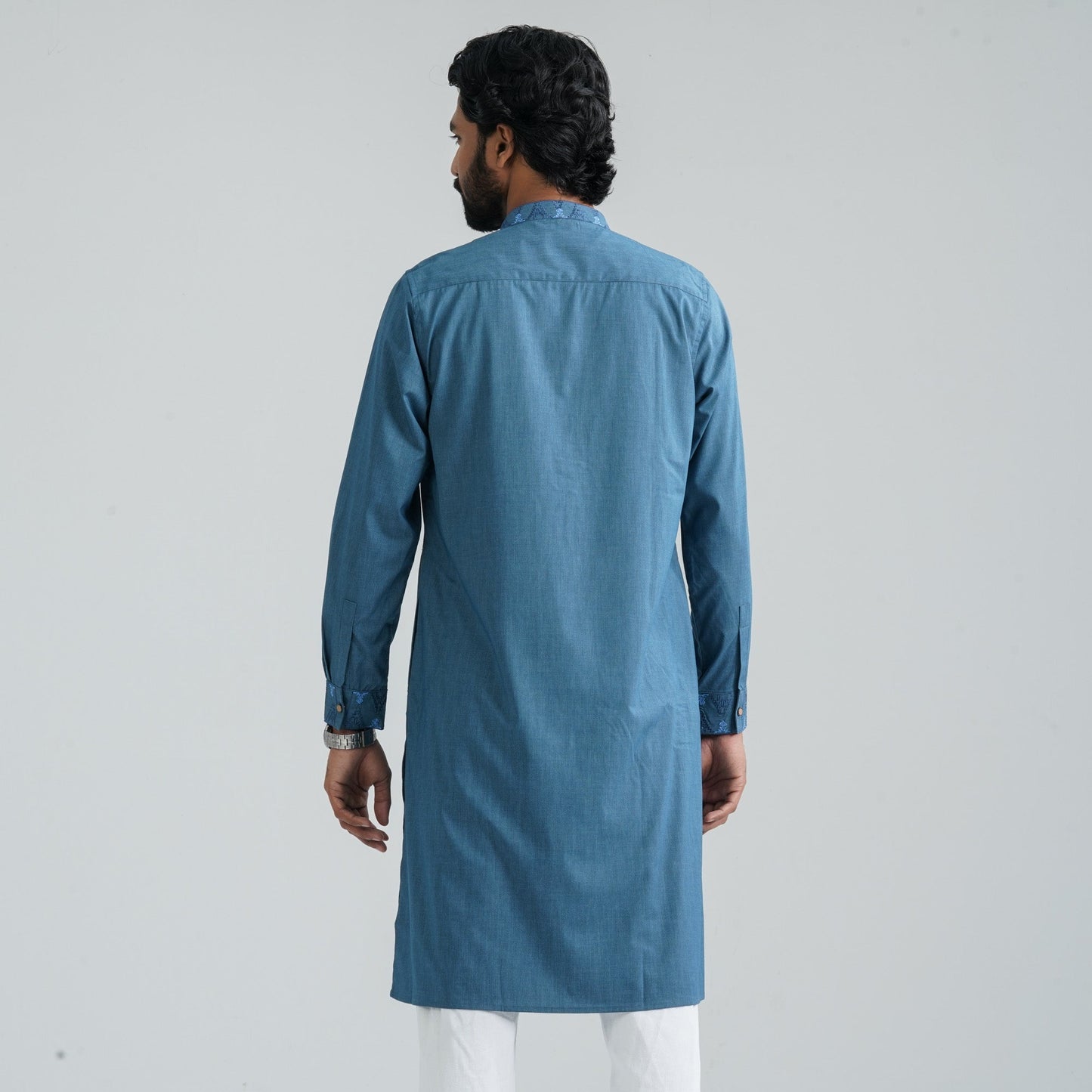 Men’s Dark Teal Premium Panjabi