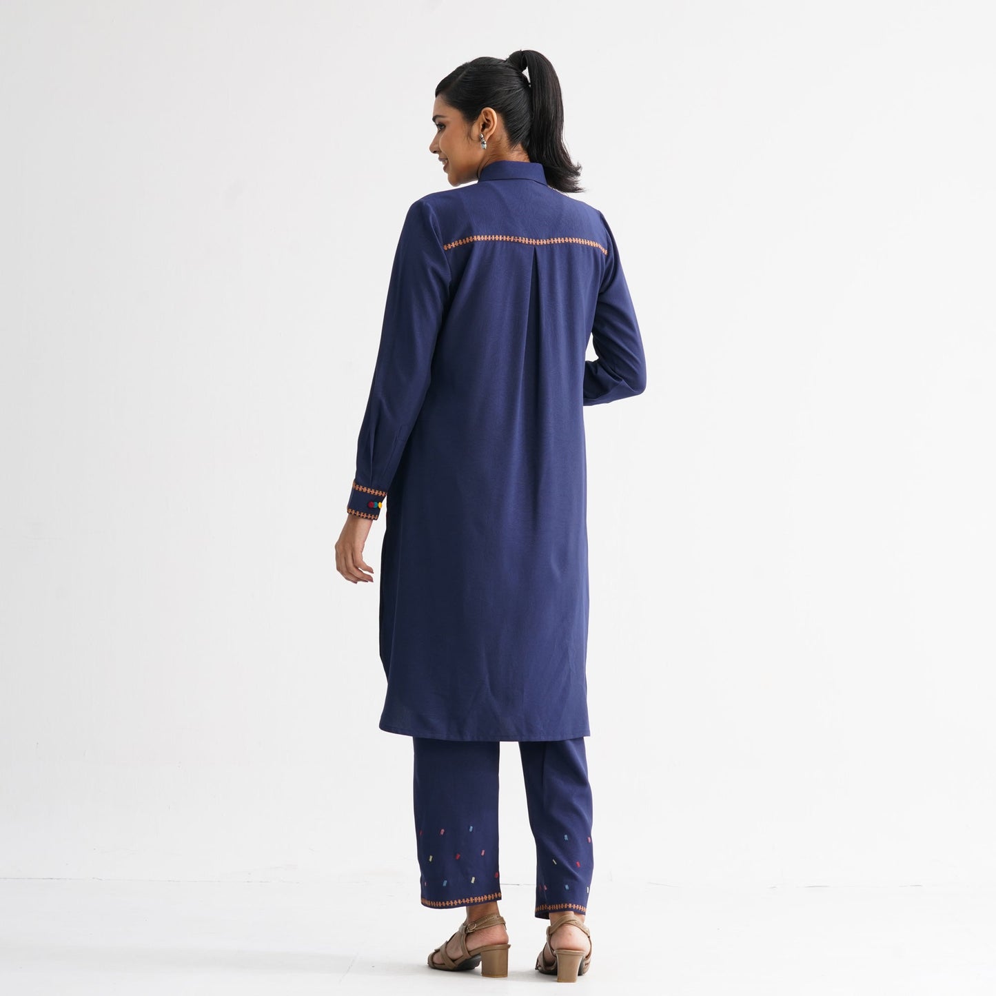 Womenâ€™s Navy Two-Piece Set