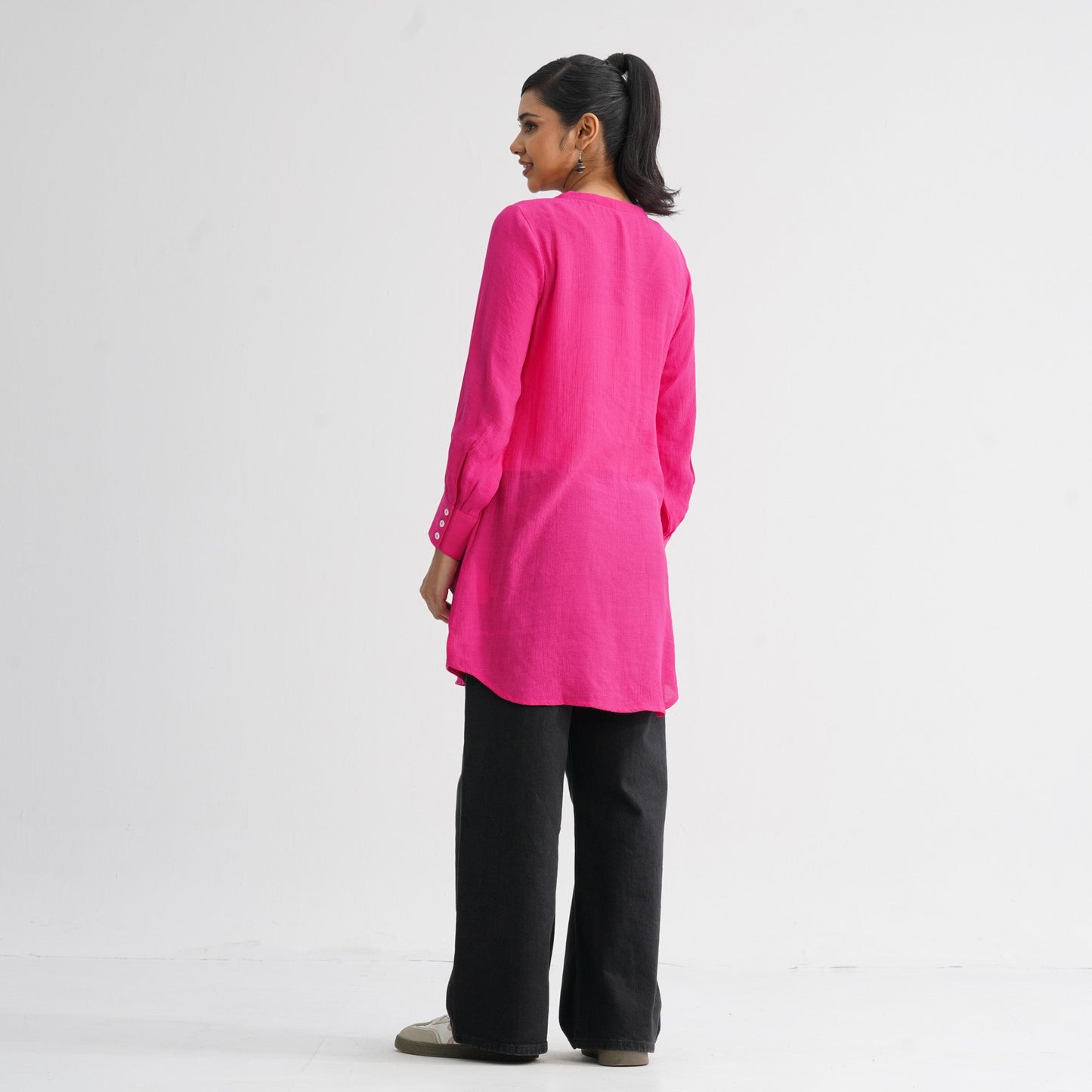 Womenâ€™s Pink Embroidered Top
