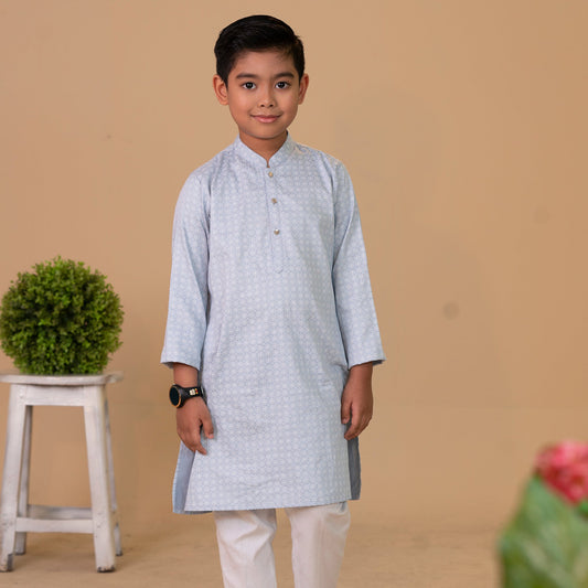 Boys Panjabi- Light Sky Blue
