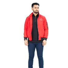 Load image into Gallery viewer, MENS BOMBER JACKET- MAROON
