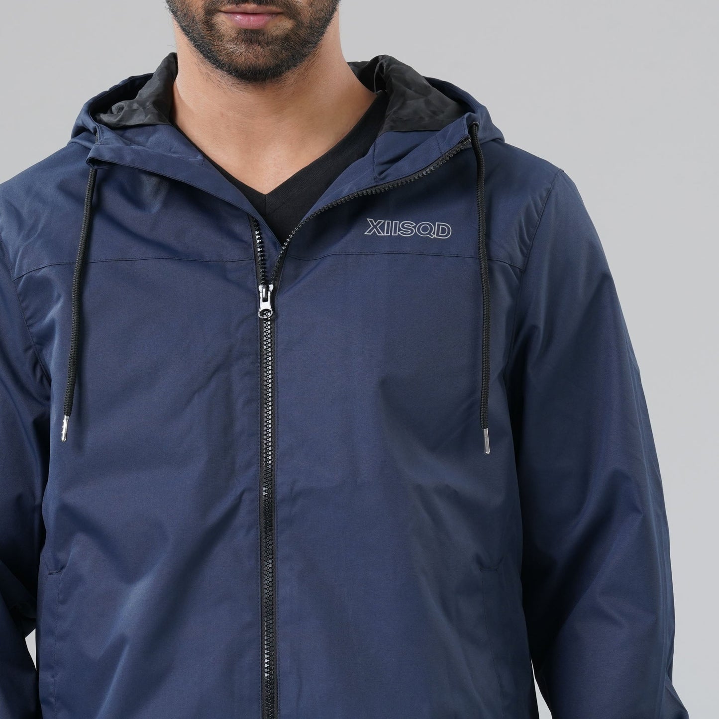 Mens Blue Windbreaker