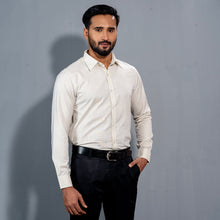 Load image into Gallery viewer, Men&#39;s Ecru Formal Shirt
