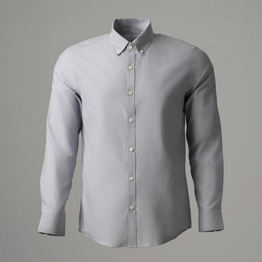 Mens Light Grey Formal Shirt