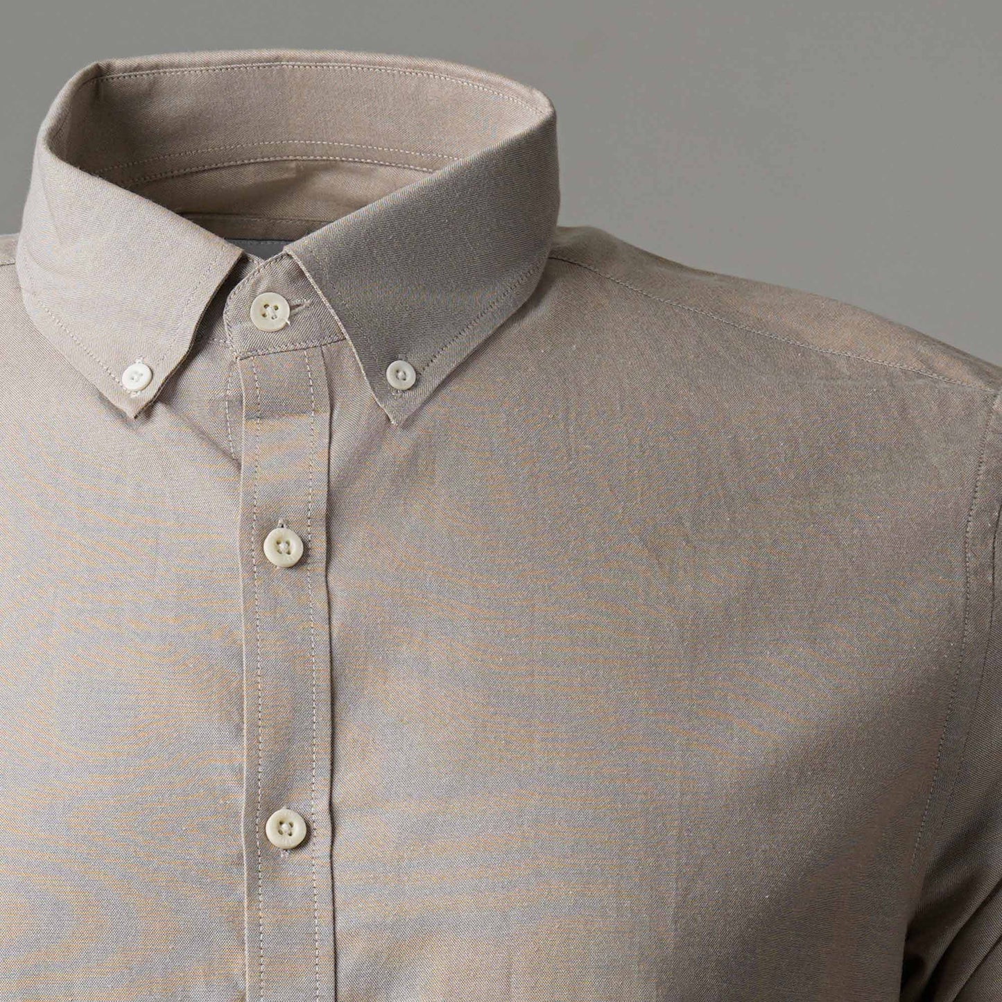 Mens Tan Formal Shirt