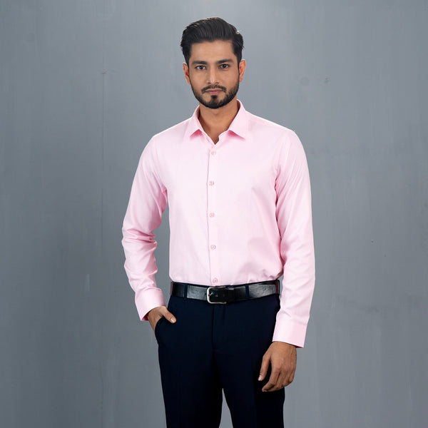 Men's Pink Formal Shirt