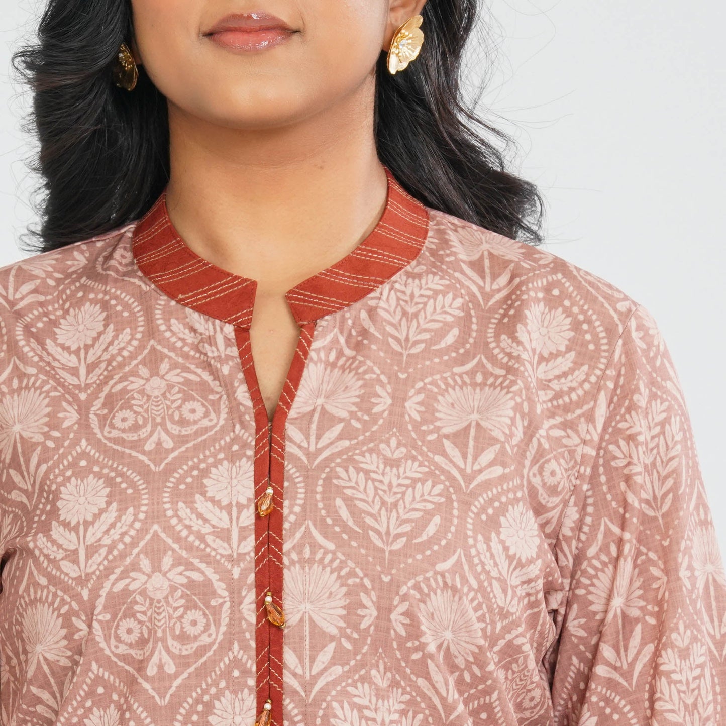 Women Multicolor Cotton & Silk Two Piece Set