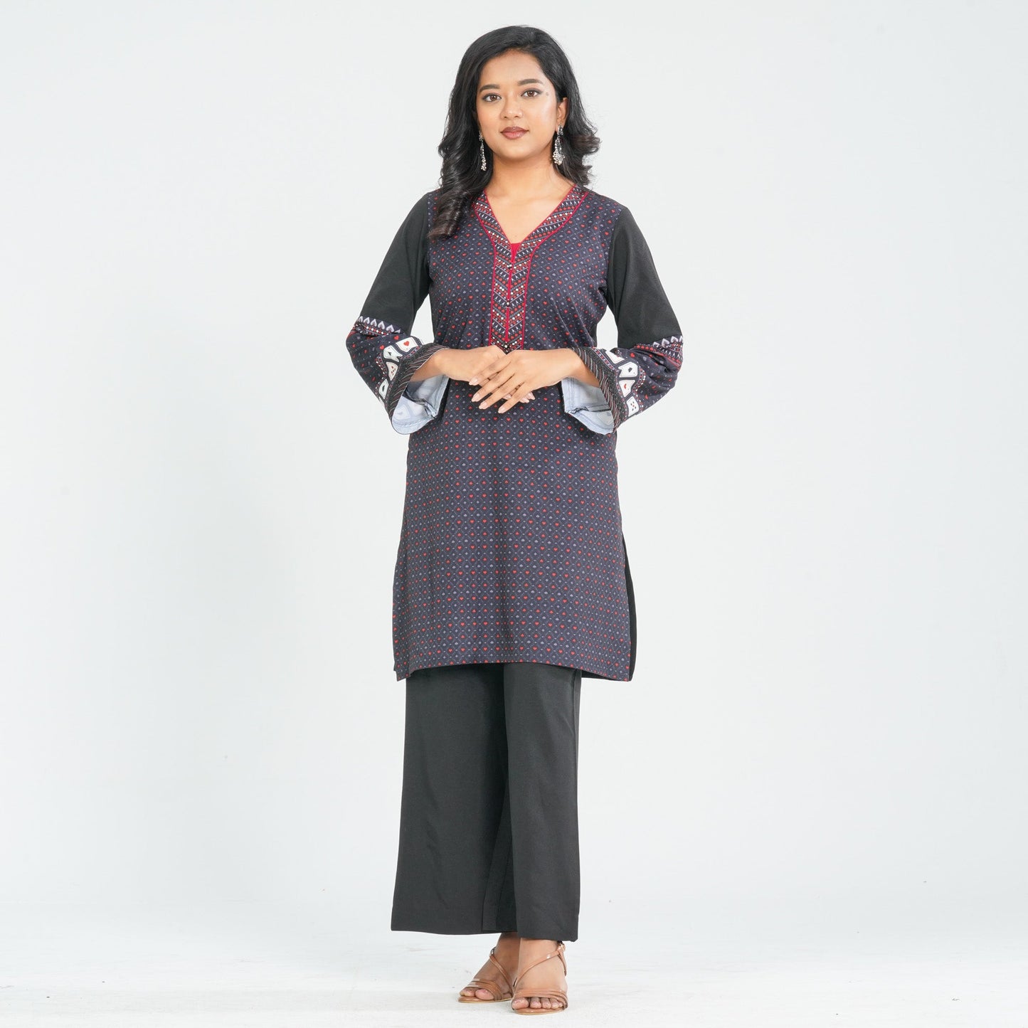 Women's Blended Silk Two Piece Set