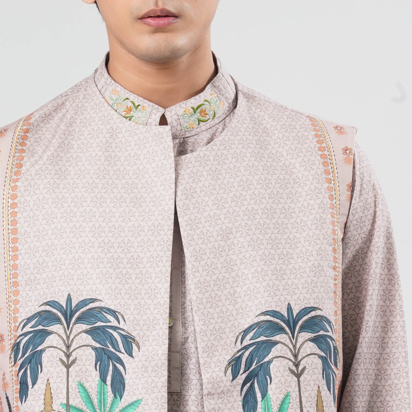 Men's Blended Cotton Two Piece Set