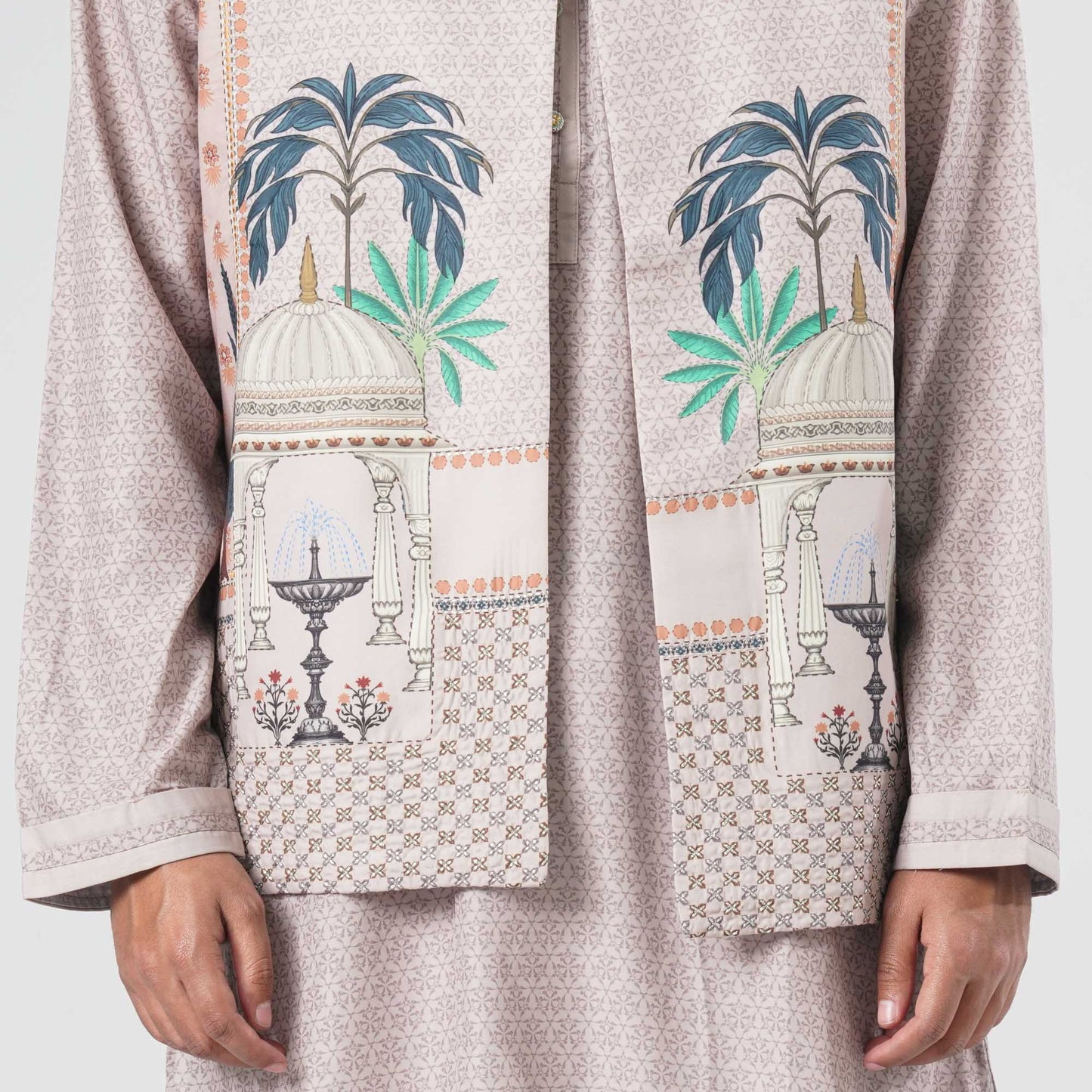 Men's Blended Cotton Two Piece Set