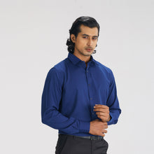 Load image into Gallery viewer, Men’s blue Formal Shirt
