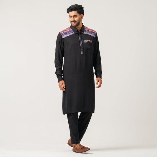 Mens Black Kabli