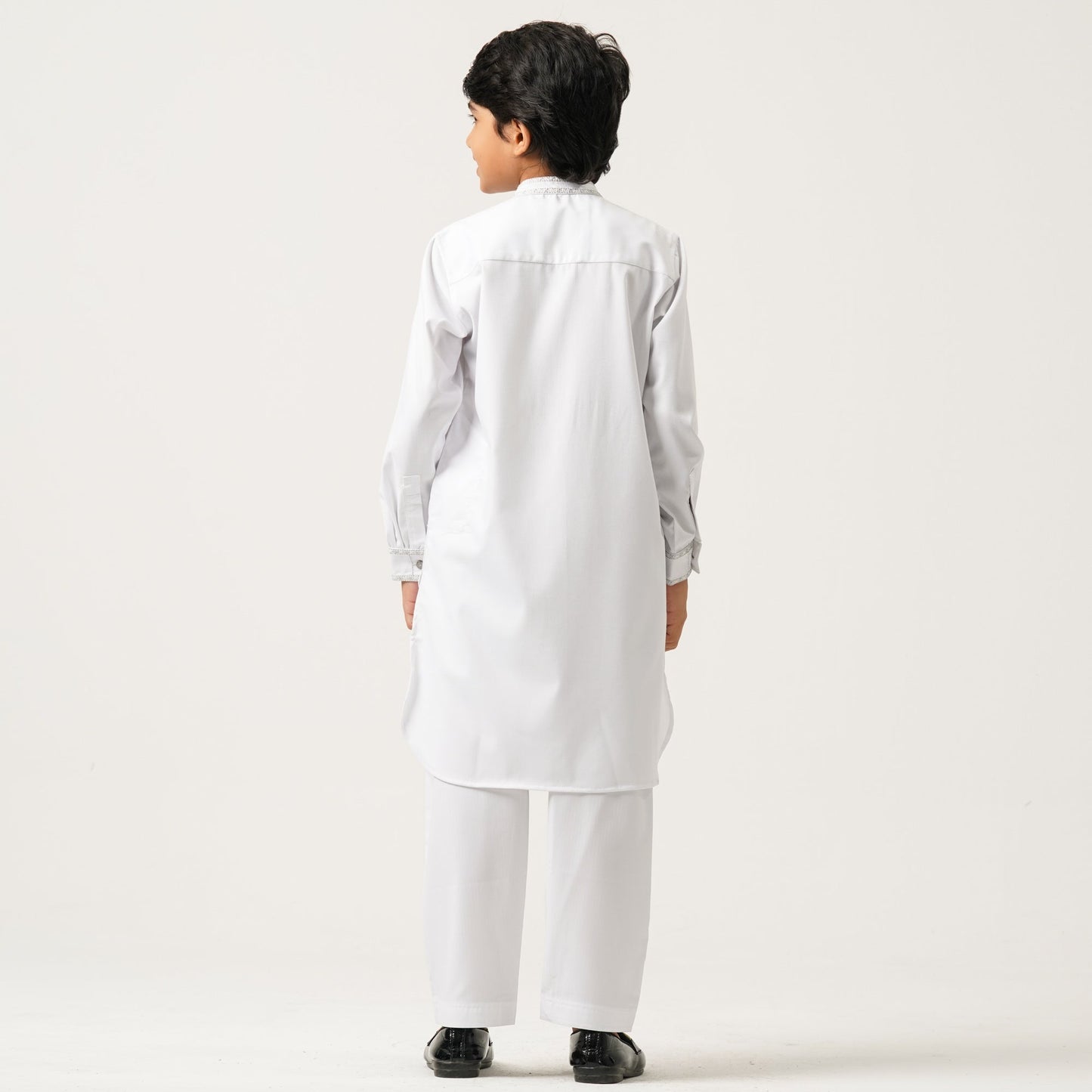 Boys White Kabli
