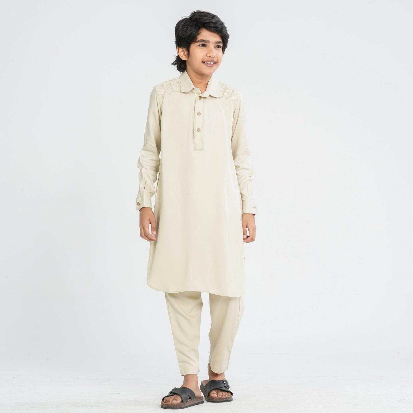 Boy's Viscose Embroidered Kabli