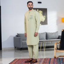 Load image into Gallery viewer, Men&#39;s Mint Embroidered Kabli Set
