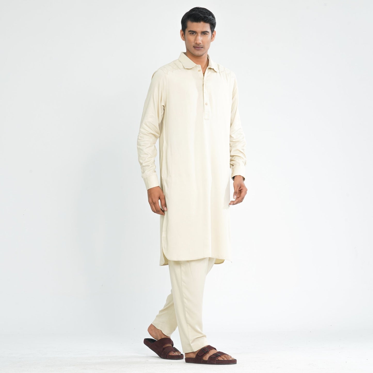 Men Linen Kabli Set