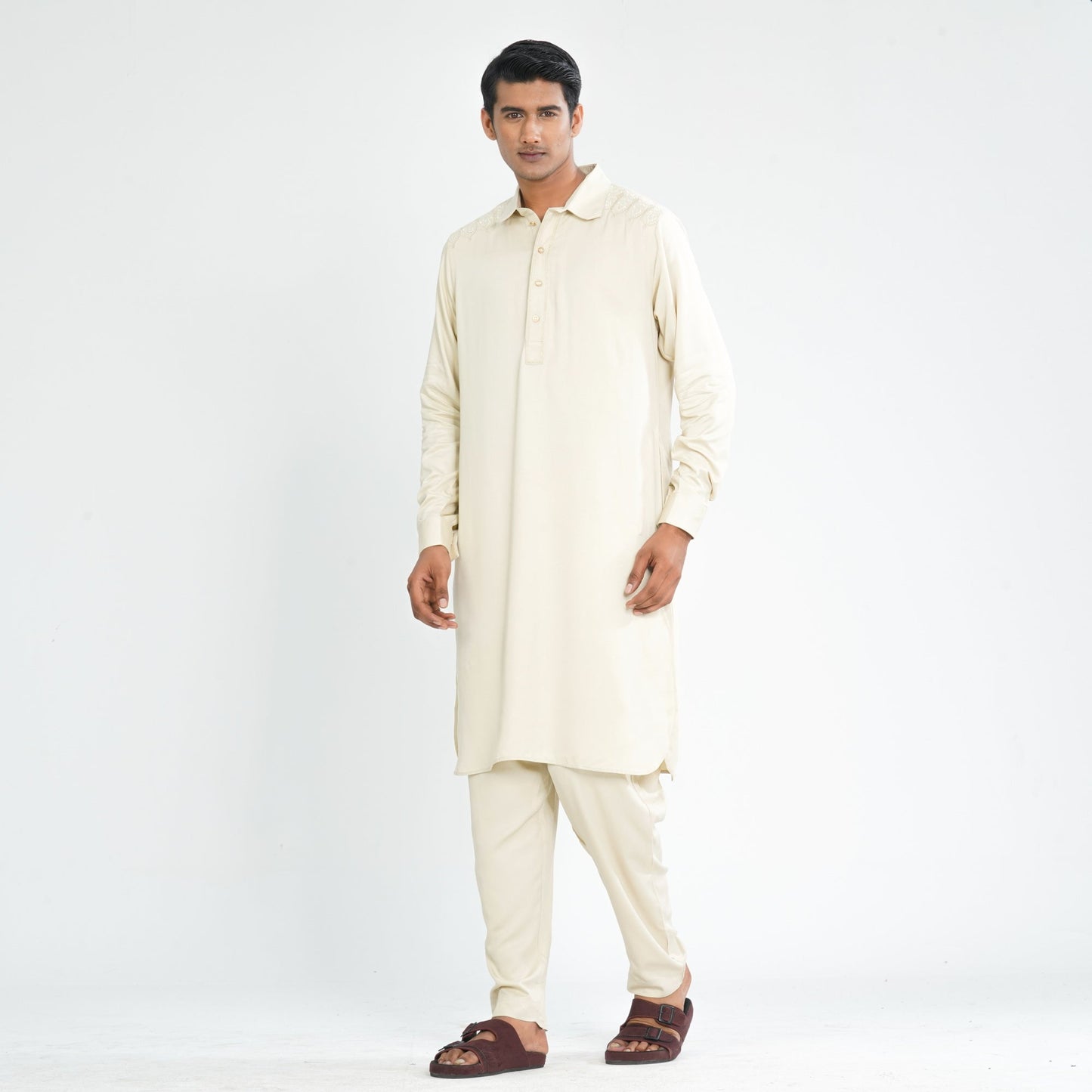 Men Linen Kabli Set