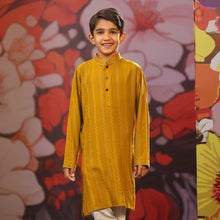 Load image into Gallery viewer, Boy&#39;s Yellow-Ochre Panjabi
