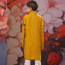 Load image into Gallery viewer, Boy&#39;s Yellow-Ochre Panjabi
