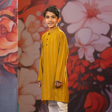 Load image into Gallery viewer, Boy&#39;s Yellow-Ochre Panjabi
