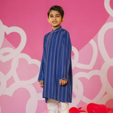 Load image into Gallery viewer, Boy&#39;s Blue Panjabi
