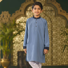 Load image into Gallery viewer, Boy&#39;s Blue Panjabi
