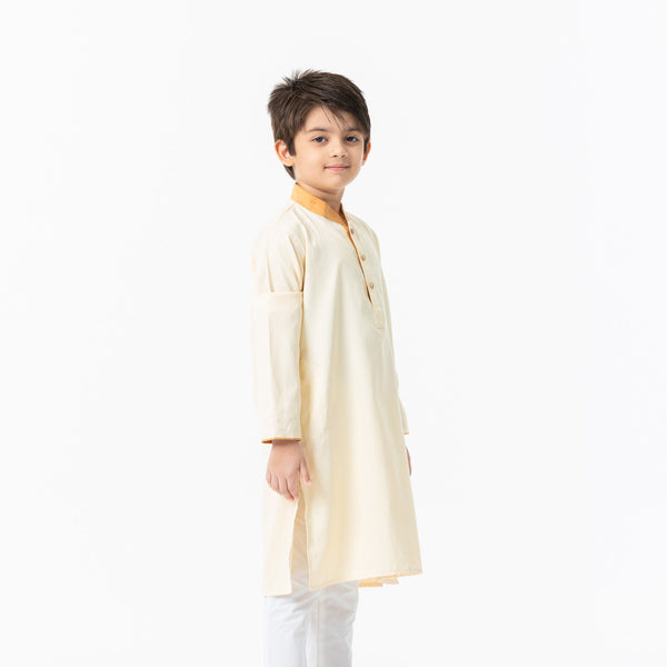 Boys Beige Panjabi