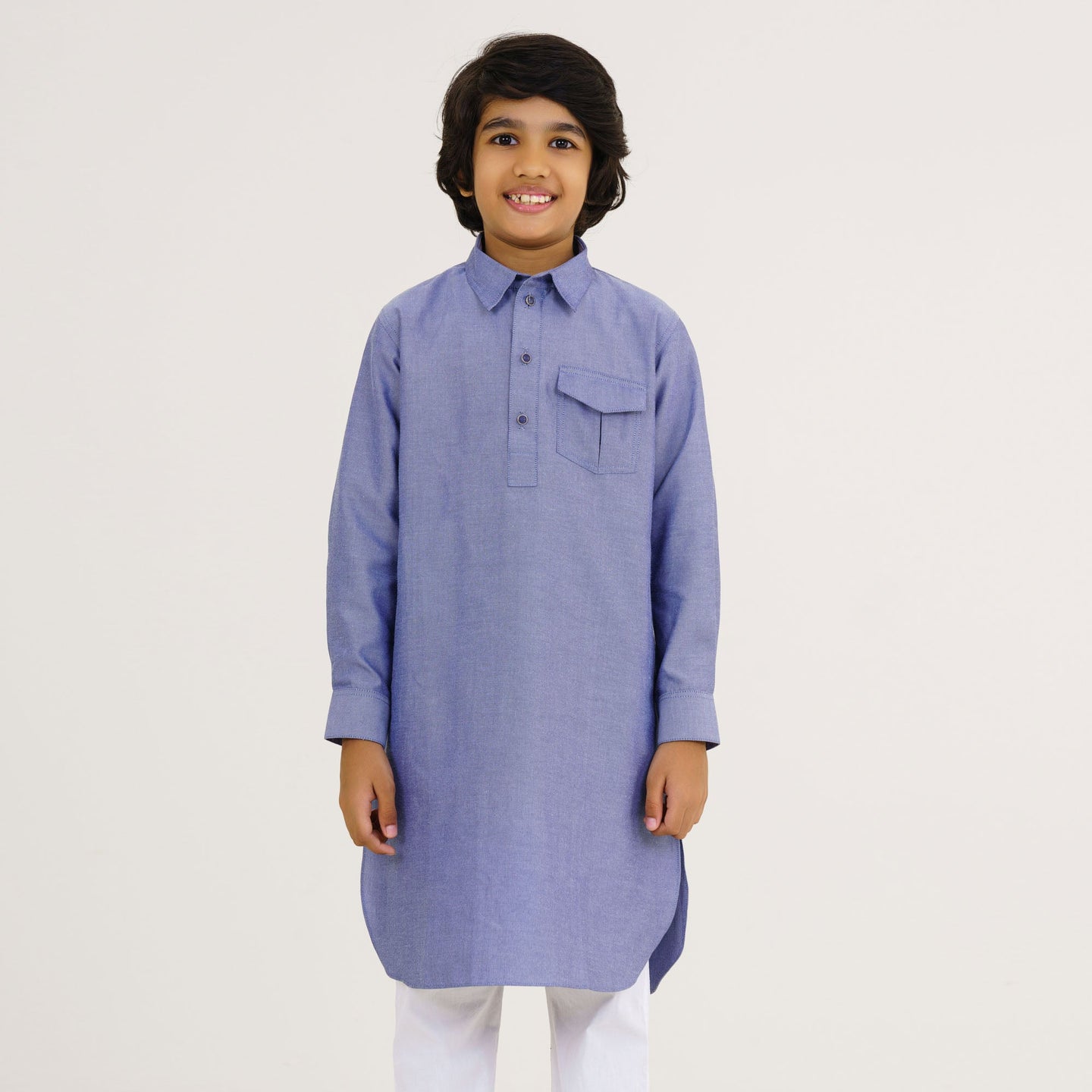 Boy's Denim Panjabi