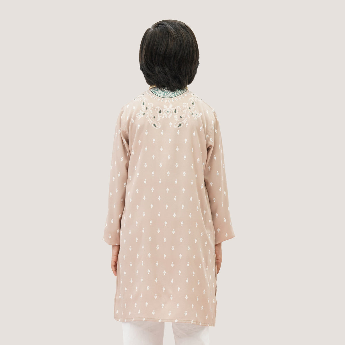Boys' Beige Panjabi