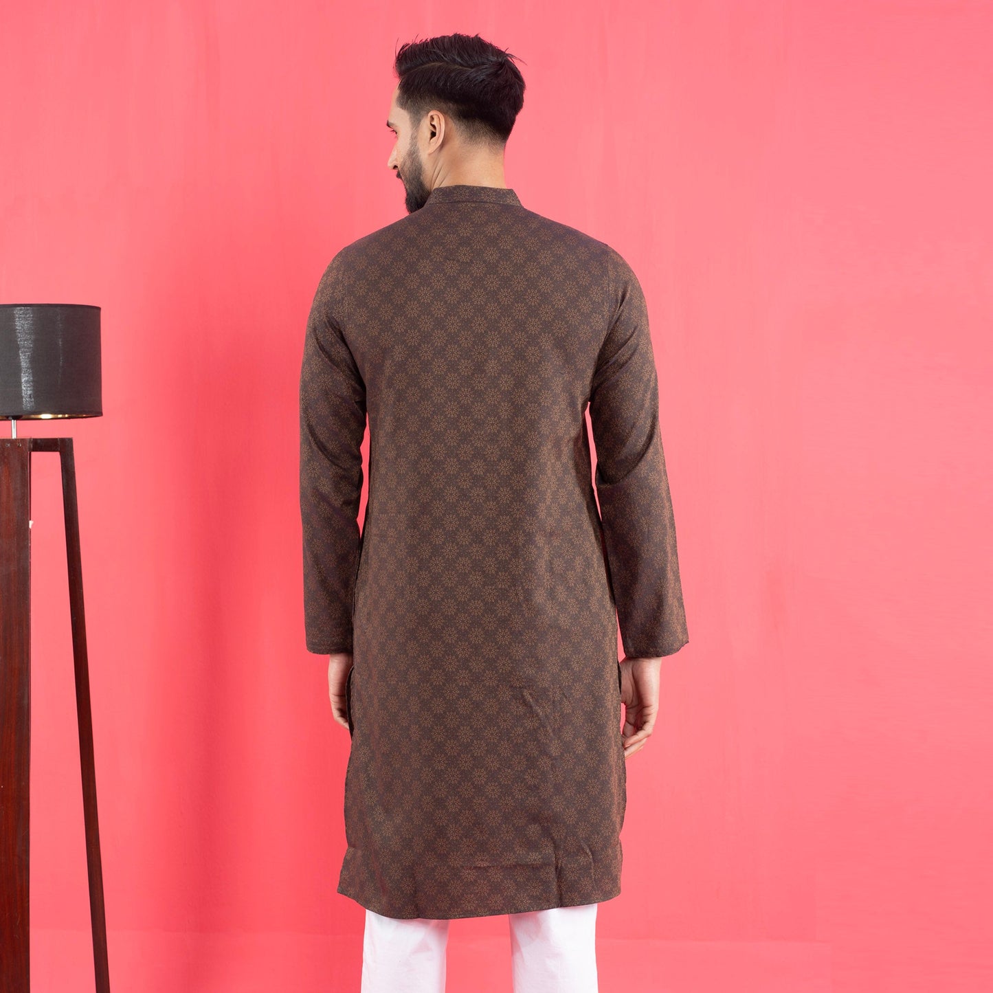 Mens Basic Panjabi- Brown