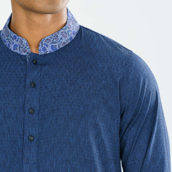 Men's Navy Basic Panjabi