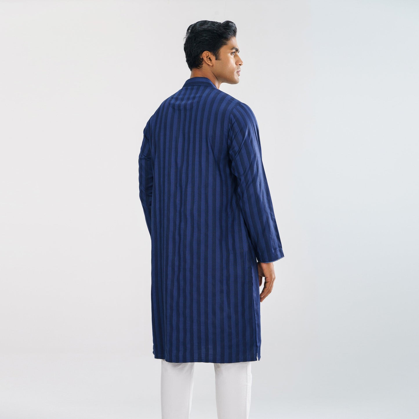 Mens Navy Basic Panjabi